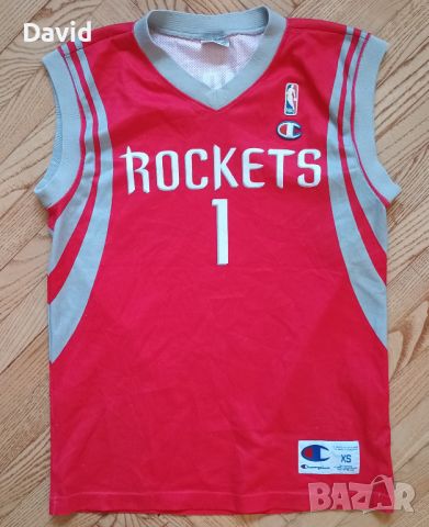 NBA Оригинален потник на Houston Rockets x Tracy McGrady ретро 2004