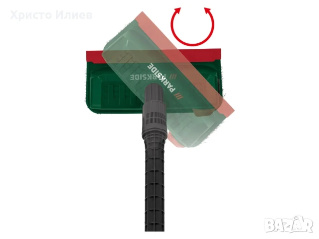 Parkside Приставка за водоструйка Дюза Четка за почистване на повърхности Аксесоари за водоструйка, снимка 4 - Градинска техника - 50645784
