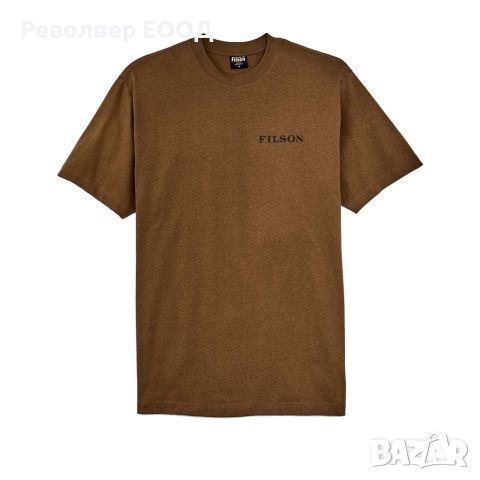 Тениска Filson - Frontier Graphic, в цвят Gold ochre/deer, снимка 1 - Екипировка - 45337637
