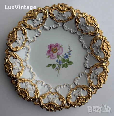 Порцелан чиния Meissen винтидж