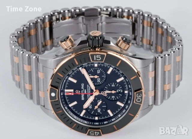 Breitling Super Chronomat B01 Chronograph 44mm Black Dial Black Ceramic Two-Tone Различни Варианти, снимка 3 - Мъжки - 54048011