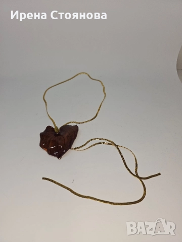 Колие с естествен цвят на Антуриум , снимка 15 - Колиета, медальони, синджири - 52389905