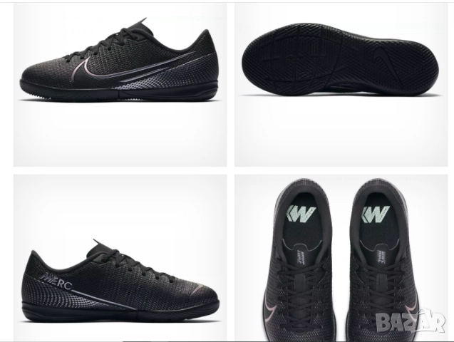 Nike JR VAPOR 13 ACADEMY IC стоножки/ за зала футболни обувки номер 36, снимка 3 - Футбол - 51926246