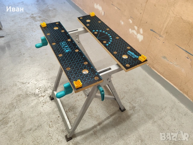 Мултифункционална работна маса със стеги Wolfcraft Master 200, 300-450х645х800 мм, 180 кг, снимка 8 - Други инструменти - 53749891