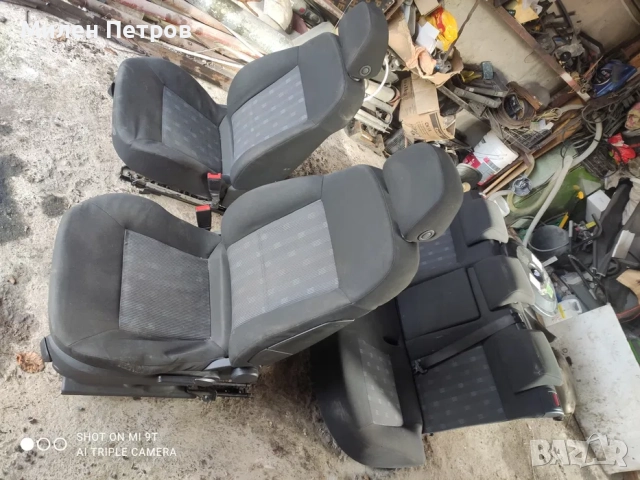 Седалки предна задна седалка комплект Опел Вектра Ц opel vectra C, снимка 2 - Части - 52774348