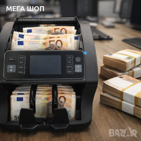 Машина за броене на пари с детекция за фалшиви банкноти STS AL-N66, снимка 2 - Друга електроника - 53878927