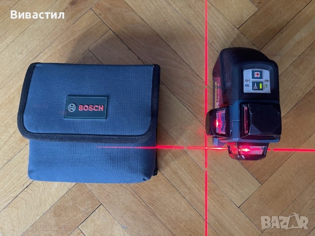 Bosch GLL 3-80 P Линеен лазер 3Х360°възможност до 80 метра с приемник, снимка 7 - Други инструменти - 53785823
