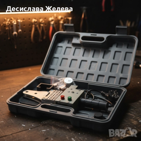 Професионална лепачка за PPR тръби 900W с регулируема температура (50–300°C) – Комплект с куфар