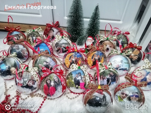 Коледни топки със снимки на-най ниски цени , снимка 5 - Коледни подаръци - 52591530