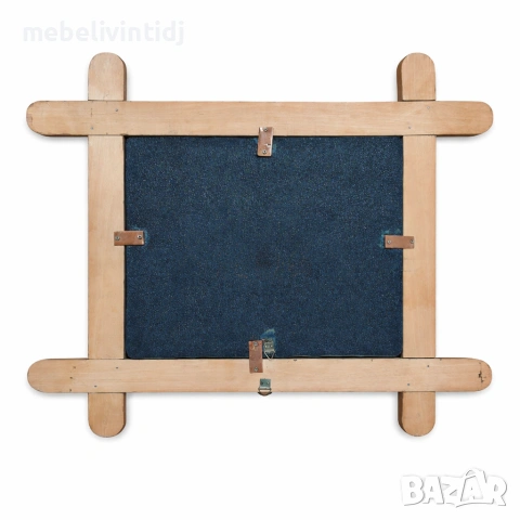 Релефна картина от калай в дървена рамка , снимка 3 - Картини - 53685582