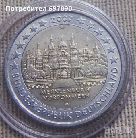 Германия - 2 ев.2007 F, снимка 1 - Нумизматика и бонистика - 46663365