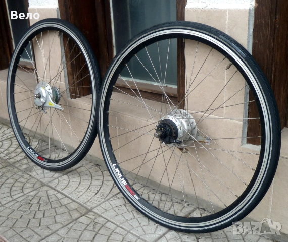 Комплект капли 28 цола ЛИНУС ! Нексус 7 с ролерни спирачки! С гумите!, снимка 3 - Части за велосипеди - 53087224