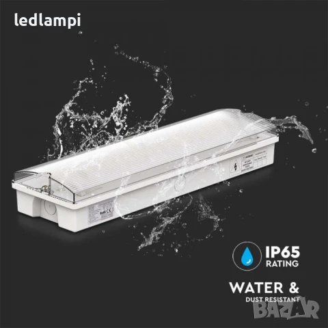 LED Аварийно Тяло 3W Тест Бутон Студено Бяла Светлина, снимка 3 - Други - 50938415