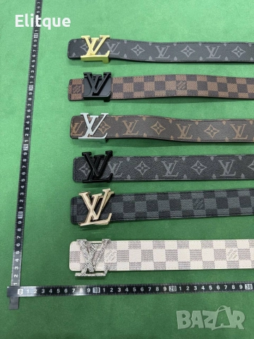 колани от естествена кожа в кутия Louis Vuitton 