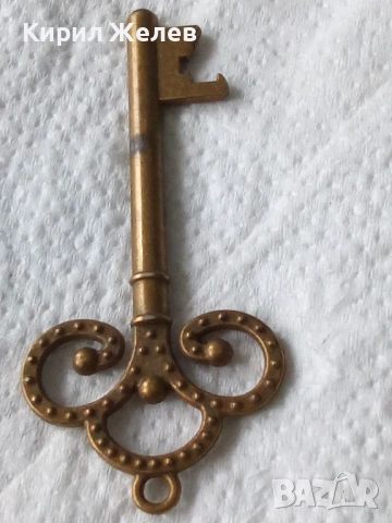 Стар рядък ключ за врата 51793, снимка 4 - Антикварни и старинни предмети - 53217483