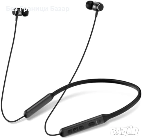 Нови Безжични слушалки за врат Bluetooth 6.0 с шумопотискане бързо зареждане и 35 часа работа