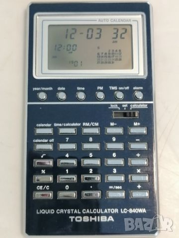 Ретро калкулатор Toshiba LC-840WA, снимка 1 - Антикварни и старинни предмети - 46474522