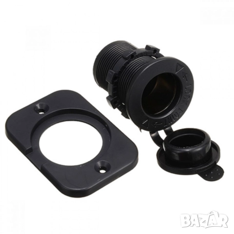 Женско гнездо за вграждане за авто запалка 20A, 12V/24V, прахоустойчиво, с капак, снимка 4 - Други стоки за дома - 52097879