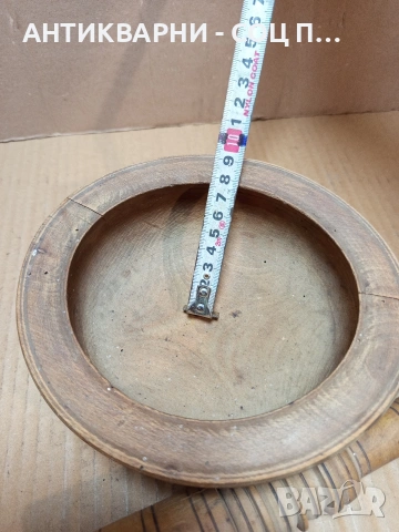 Соц Старо Дървено Хаванче Хаван За Подправки. НОМЕР 776., снимка 9 - Антикварни и старинни предмети - 53585288