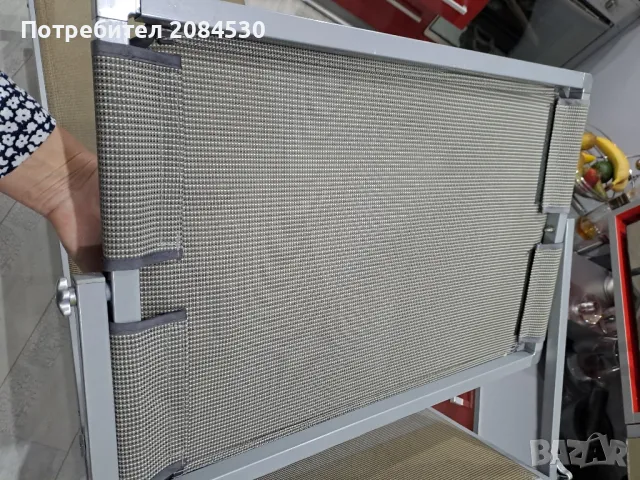 Алуминиев шезлонг със сенник 187/62см, снимка 12 - Градински мебели, декорация  - 49700472