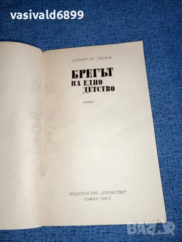 Димитър Точев - Брегът на едно детство , снимка 7 - Българска литература - 47234854