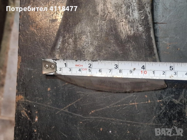 Стар топор брадва , снимка 3 - Градински инструменти - 52771509