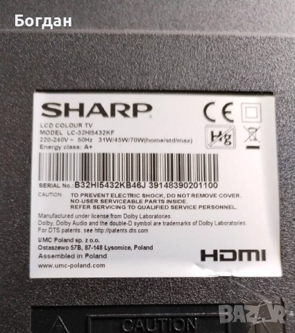 LC-32HI5432KF TP.MS6486.PB710 LQ315T3HC4U