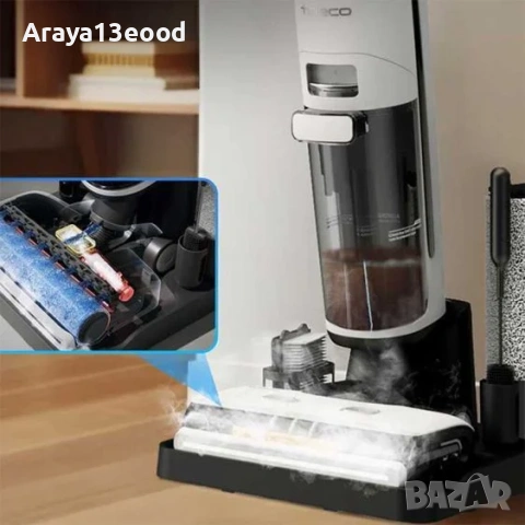 Безжична прахосмукачка с пара Tineco Floor ONE S7 Steam - 3 в 1 почистване за твърди настилки, снимка 7 - Прахосмукачки - 53783993