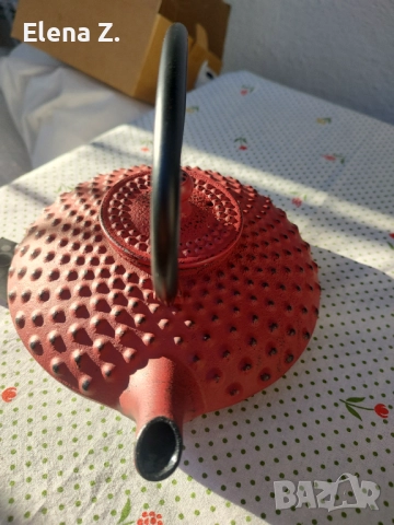 Красив чугунен чайник японски стил - чисто нов, снимка 6 - Други - 52798734