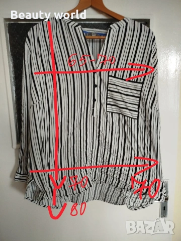 Блуза 2-3 хл вискоза , снимка 2 - Блузи с дълъг ръкав и пуловери - 53901320