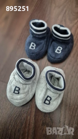 Памучни пантофи Baker by Ted Baker 3-6 месеца, снимка 3 - Детски пантофи - 53997690