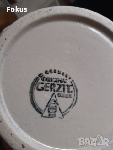 Немска халба за бира Gerzit, снимка 6 - Антикварни и старинни предмети - 46350440