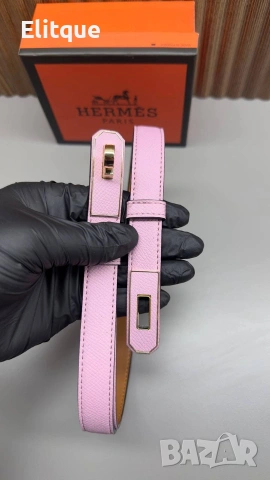 Кожен колан Hermes Kelly от естествена кожа в кутия , снимка 7 - Колани - 53560114