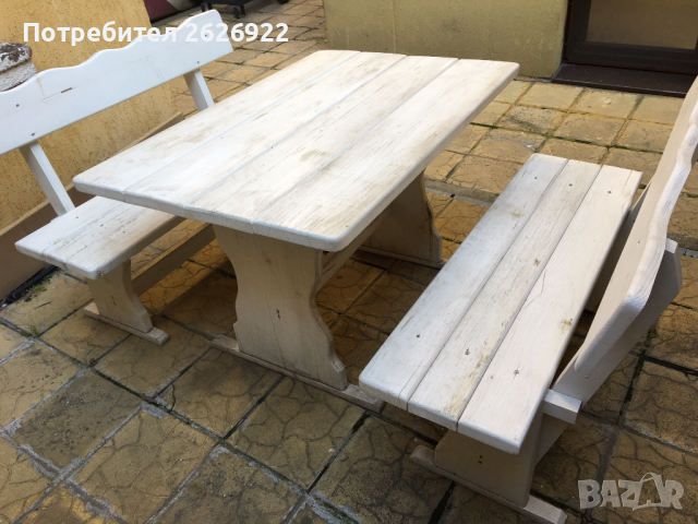 Маси и пейки, снимка 1 - Градински мебели, декорация  - 44975532