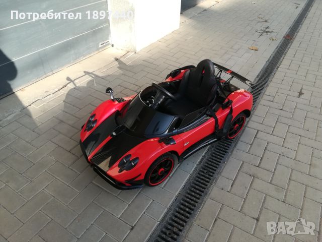 Електрическа кола за деца Mappy Pagani Zonda, снимка 1 - Коли, камиони, мотори, писти - 45696092