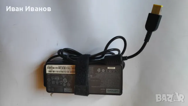 Зарядно lenovo 90w 20v 4.5amp правоъгълна букса., снимка 2 - Части за лаптопи - 48056348