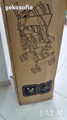 Лятна бебешка количка ABC Design Amigo Aquamarin, снимка 4 - Детски колички - 46434401