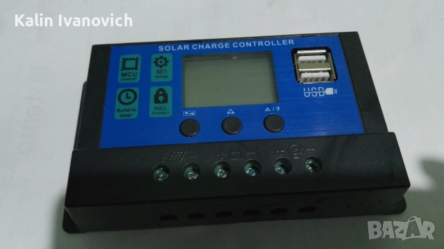 соларен контролер на зареждане , снимка 2 - Соларни лампи - 52667629