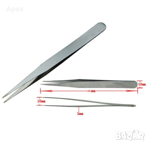 Антистатична Пинсета за Часовници и Електроника. Часовникарска Пинсета Пинсети Пинсет Пинцет Пинцета, снимка 2 - Други инструменти - 54020862