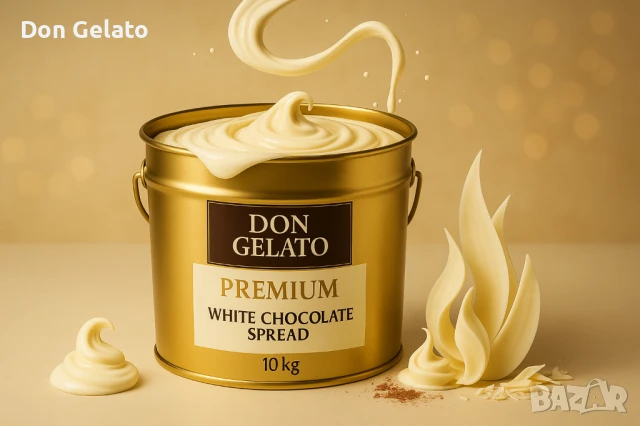 Бял течен шоколад Don Gelato Premium – 10 кг, снимка 4 - Други - 51268372
