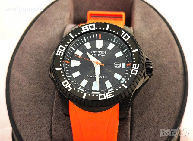  Citizen Eco-Drive Promaster Diver BN0088-03E чисто нов diver часовник в кутия за гмуркане 300 метра, снимка 6 - Мъжки - 53681660