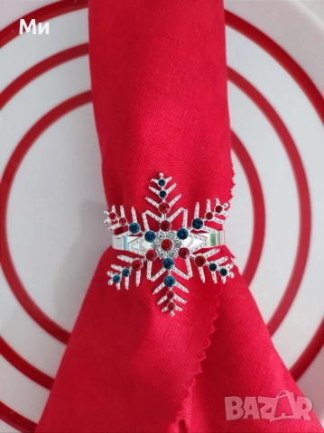 Пръстен за салфетки,украса,коледни,коледен, снимка 9 - Аксесоари за кухня - 38647021