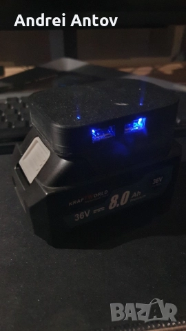 3D принтиран адаптер Powerbank – съвместим с Parkside и Raider батерии, Fast Charge, снимка 3 - Други инструменти - 52249097