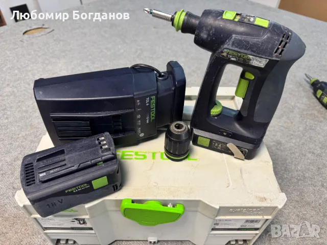 FESTOOL Акумулаторен винтоверт C 18, снимка 2 - Други инструменти - 47004203