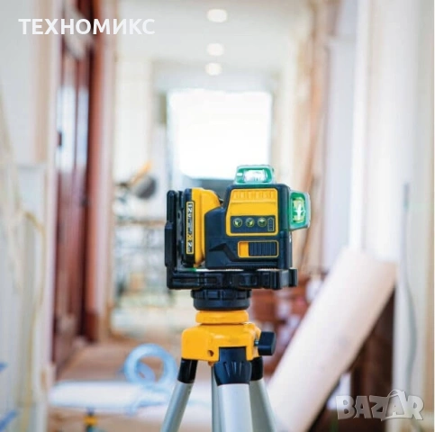 Лазерен нивелир Kraft Royal, самонивелиращ, 4D, дистнационно, жълт, 5V, снимка 7 - Други инструменти - 53624335