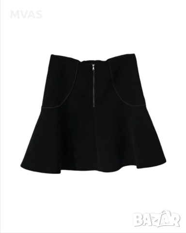 Нова есенна черна пола S M размер, снимка 2 - Поли - 51868459