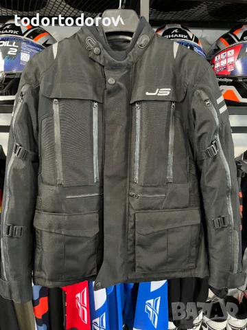 Текстилно мото яке JS RACING,размер XL-56,протектори и две подплати, снимка 1