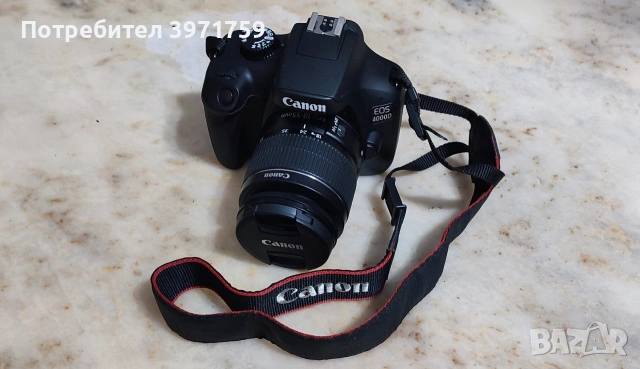 Фотоапарат Canon EOS 4000D, снимка 7 - Фотоапарати - 53078150