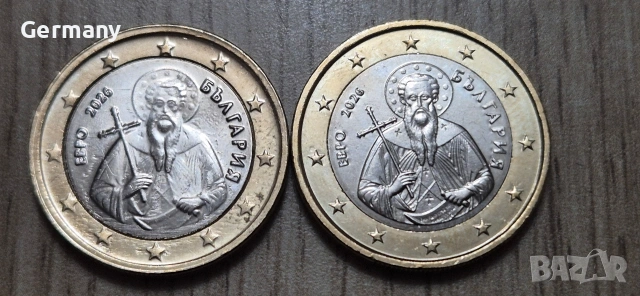 рядка евро монета 1 евро България 2026 1euro , снимка 13 - Нумизматика и бонистика - 53386445