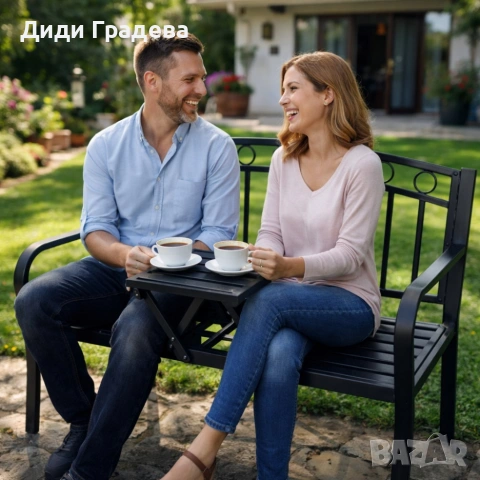 Градинска пейка 2 в 1 с разтегателна маса - удобство и функционалност, снимка 2 - Градински мебели, декорация  - 53913082